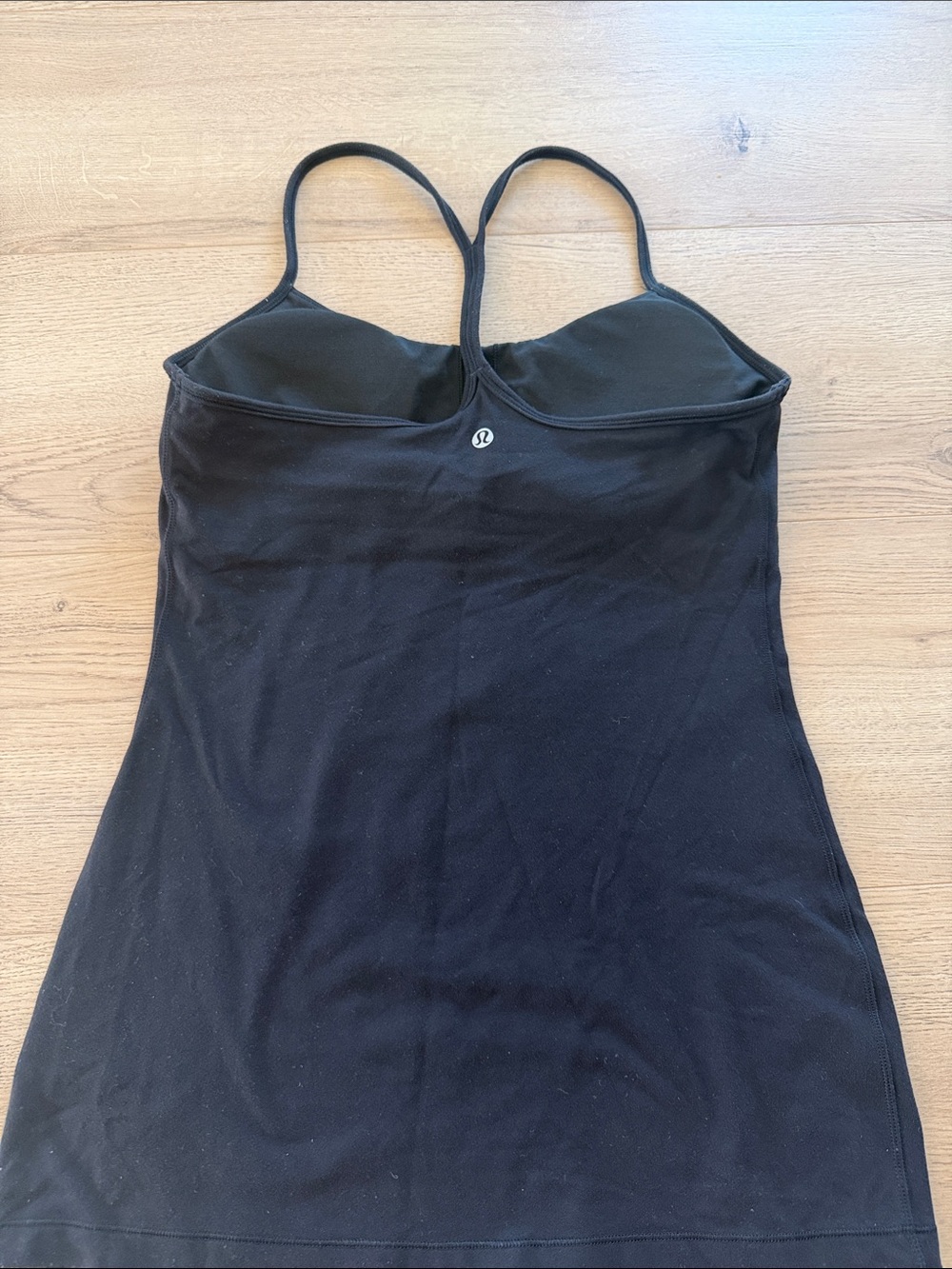 lululemon athletica Black Tank Top with Built-in Shelf Bra